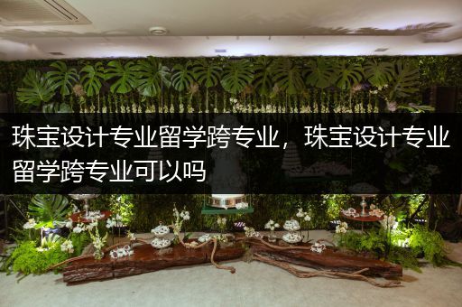 珠宝设计专业留学跨专业，珠宝设计专业留学跨专业可以吗