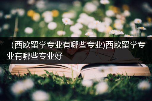 （西欧留学专业有哪些专业)西欧留学专业有哪些专业好