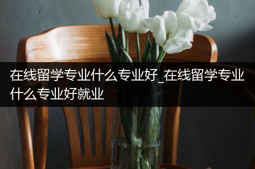 在线留学专业什么专业好_在线留学专业什么专业好就业