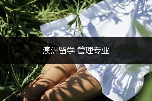 澳洲留学 管理专业