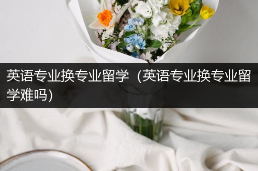 英语专业换专业留学（英语专业换专业留学难吗）