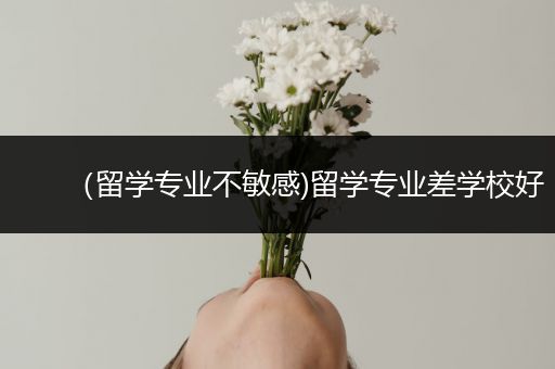 （留学专业不敏感)留学专业差学校好