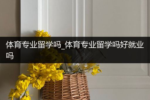 体育专业留学吗_体育专业留学吗好就业吗