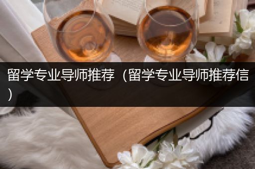 留学专业导师推荐（留学专业导师推荐信）