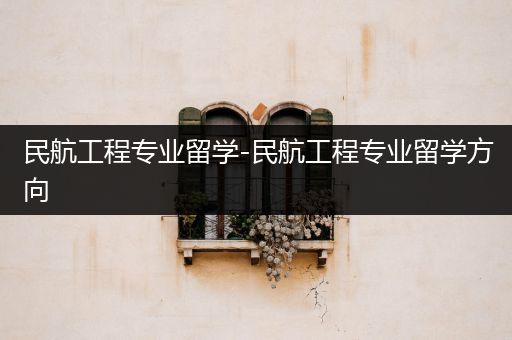 民航工程专业留学-民航工程专业留学方向