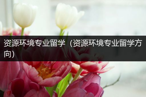 资源环境专业留学（资源环境专业留学方向）