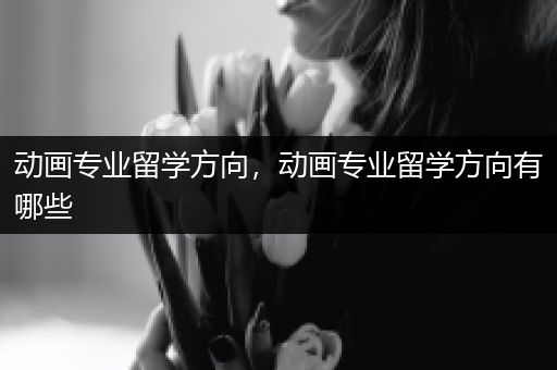 动画专业留学方向，动画专业留学方向有哪些