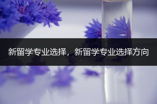 新留学专业选择，新留学专业选择方向