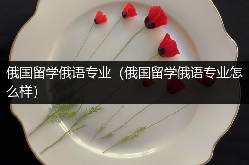 俄国留学俄语专业（俄国留学俄语专业怎么样）