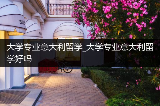 大学专业意大利留学_大学专业意大利留学好吗