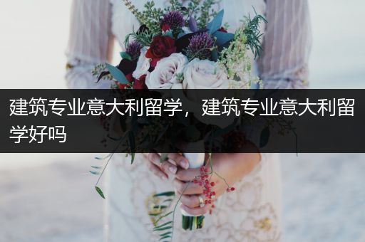 建筑专业意大利留学，建筑专业意大利留学好吗