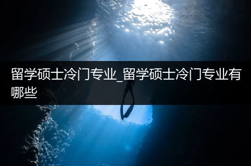 留学硕士冷门专业_留学硕士冷门专业有哪些