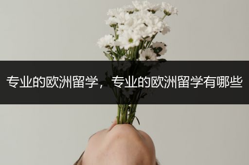 专业的欧洲留学，专业的欧洲留学有哪些