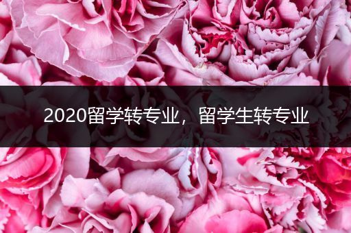 2020留学转专业，留学生转专业