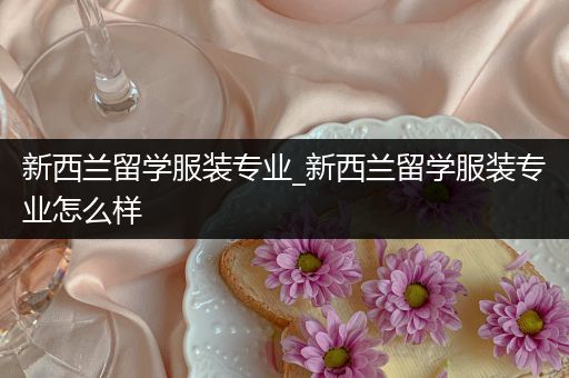 新西兰留学服装专业_新西兰留学服装专业怎么样