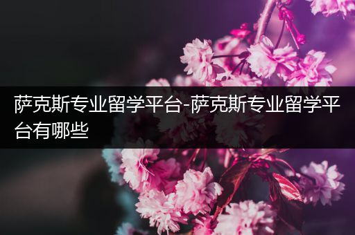 萨克斯专业留学平台-萨克斯专业留学平台有哪些