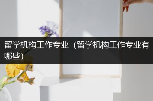 留学机构工作专业（留学机构工作专业有哪些）