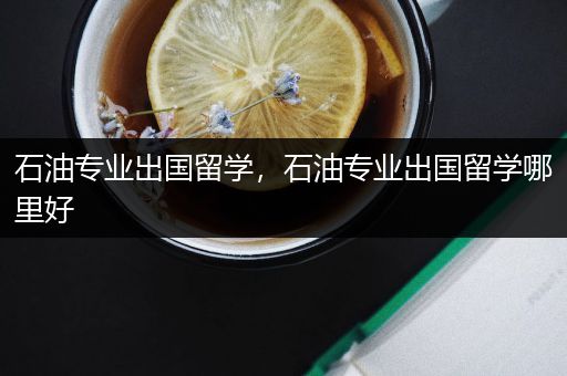 石油专业出国留学，石油专业出国留学哪里好