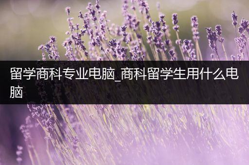 留学商科专业电脑_商科留学生用什么电脑