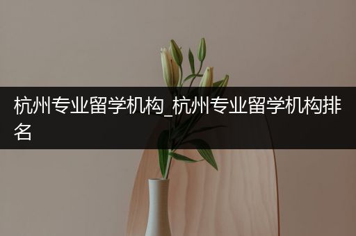 杭州专业留学机构_杭州专业留学机构排名