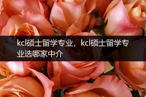 kcl硕士留学专业，kcl硕士留学专业选哪家中介