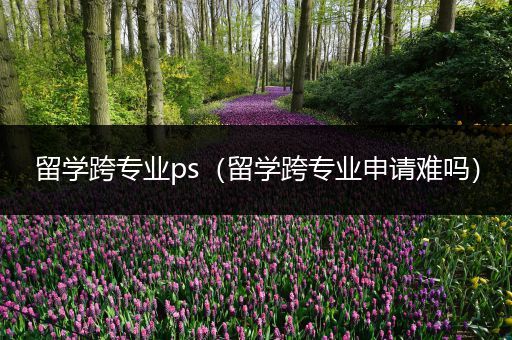 留学跨专业ps（留学跨专业申请难吗）