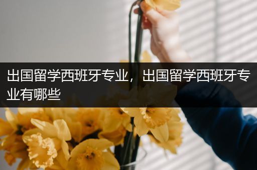 出国留学西班牙专业，出国留学西班牙专业有哪些