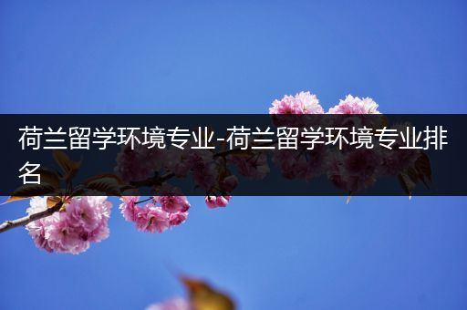 荷兰留学环境专业-荷兰留学环境专业排名