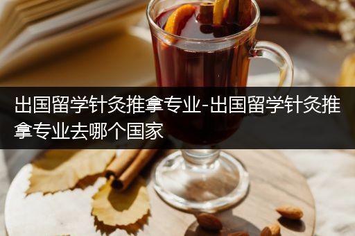 出国留学针灸推拿专业-出国留学针灸推拿专业去哪个国家