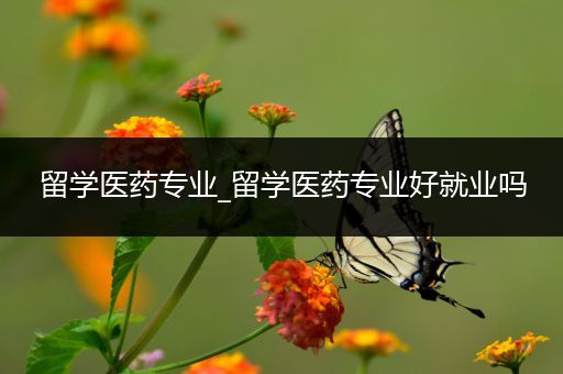 留学医药专业_留学医药专业好就业吗