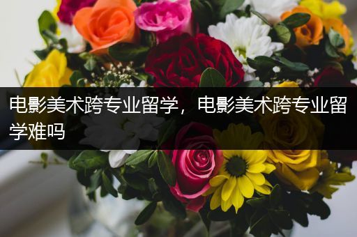 电影美术跨专业留学，电影美术跨专业留学难吗