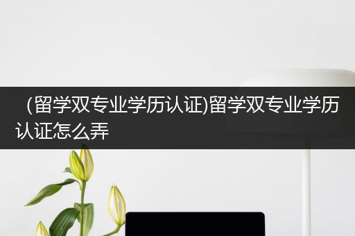 （留学双专业学历认证)留学双专业学历认证怎么弄