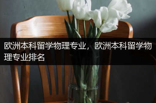 欧洲本科留学物理专业，欧洲本科留学物理专业排名