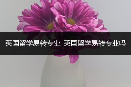 英国留学易转专业_英国留学易转专业吗