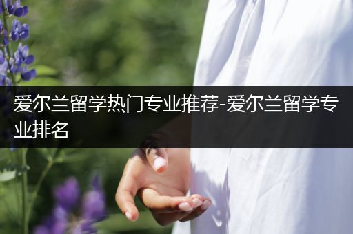 爱尔兰留学热门专业推荐-爱尔兰留学专业排名