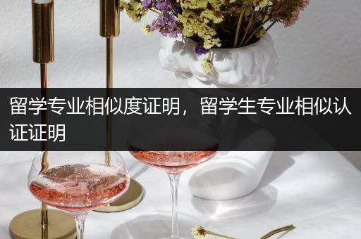 留学专业相似度证明，留学生专业相似认证证明